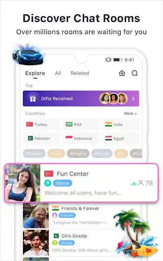 Play Yalla Lite - Group Voice Chat as an online game Yalla Lite - Group Voice Chat with UptoPlay