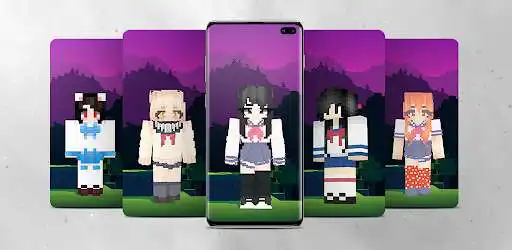 Play Yandere Minecraft Skins  and enjoy Yandere Minecraft Skins with UptoPlay