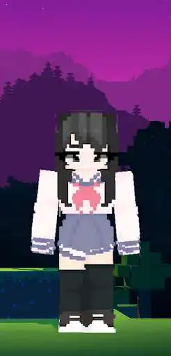 Play Yandere Minecraft Skins as an online game Yandere Minecraft Skins with UptoPlay