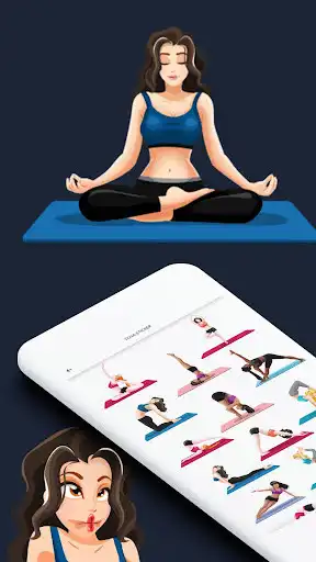 Play Yoga & Meditation Stickers For Whatsapp  and enjoy Yoga & Meditation Stickers For Whatsapp with UptoPlay