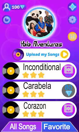 Play Yolo aventuras Piano Tiles  and enjoy Yolo aventuras Piano Tiles with UptoPlay