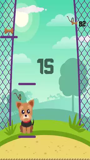 Play Yorkie Jump as an online game Yorkie Jump with UptoPlay