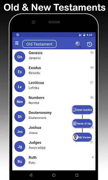 Play Yoruba Bible  English + Audio  and enjoy Yoruba Bible  English + Audio with UptoPlay