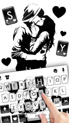 Play Young Couple Kiss Keyboard Background as an online game Young Couple Kiss Keyboard Background with UptoPlay