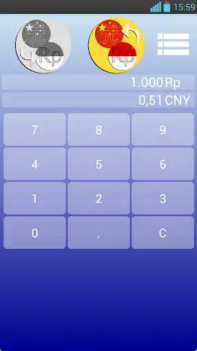 Play APK Yuan Indonesian rupiah  and enjoy Yuan Indonesian rupiah with UptoPlay com.currencyconverterapps.idrcny