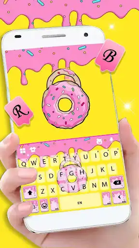 Play Yummy Donut Sprinkles Keyboard Theme  and enjoy Yummy Donut Sprinkles Keyboard Theme with UptoPlay