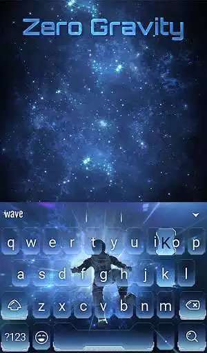 Play Zero Gravity Animated Keyboard + Live Wallpaper