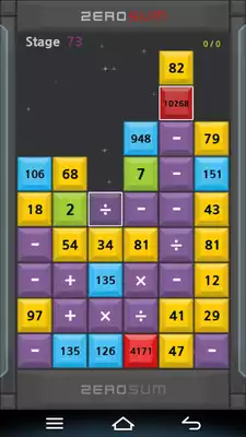 Play ZeroSum mathematics puzzle