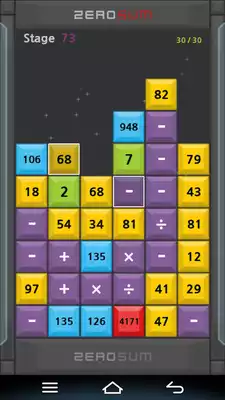 Play ZeroSum mathematics puzzle