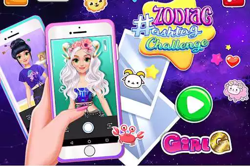 Play Zodiac Hashtag Challenge - Dress up games for girl  and enjoy Zodiac Hashtag Challenge - Dress up games for girl with UptoPlay