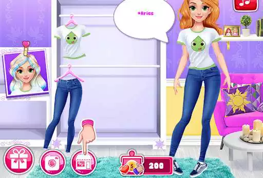 Play Zodiac Hashtag Challenge - Dress up games for girl as an online game Zodiac Hashtag Challenge - Dress up games for girl with UptoPlay