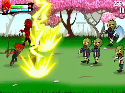 Play Zombie Assassin Dash as an online game Zombie Assassin Dash with UptoPlay