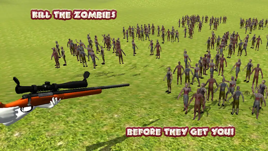 Play Zombie Mob Sniper 3D as an online game Zombie Mob Sniper 3D with UptoPlay