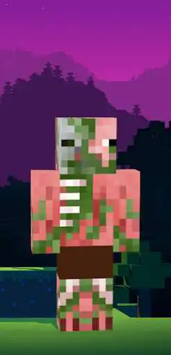 Play Zombie Pigman Minecraft Skins as an online game Zombie Pigman Minecraft Skins with UptoPlay