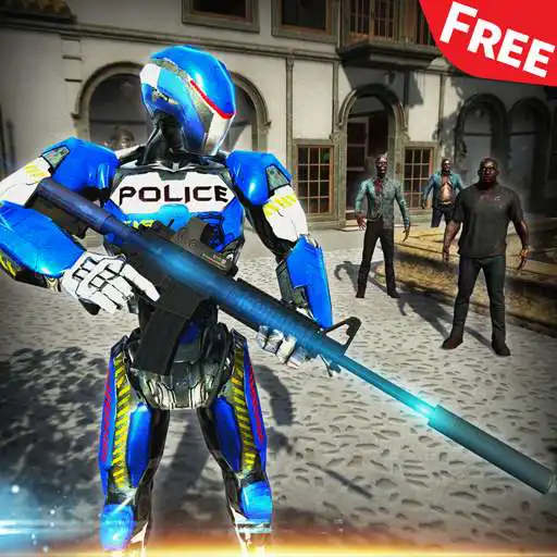 Play Zombie Shooting Robot Game: Police Hunter Strike APK