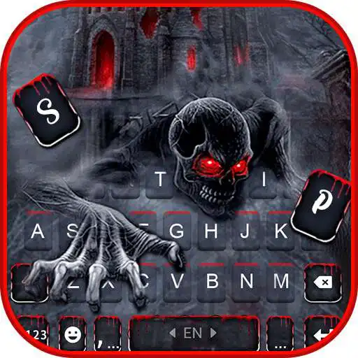 Play Zombie Skull Live Keyboard Background APK