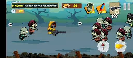 Play Zombie Slayer - Gun Shooting Platform Sniper Game as an online game Zombie Slayer - Gun Shooting Platform Sniper Game with UptoPlay