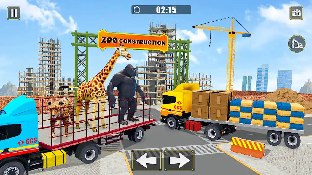 Play Zoo Construction Simulator 3D as an online game Zoo Construction Simulator 3D with UptoPlay