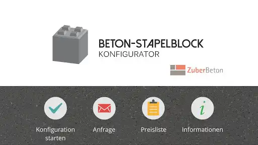 Play Zuber Beton-Stapelblock Konfigurator  and enjoy Zuber Beton-Stapelblock Konfigurator with UptoPlay